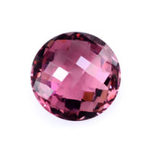 PINK TOURMALINE CHECKER CUT BRIOLETTE ROUND (MEDIUM) 11MM 4.40 Cts.