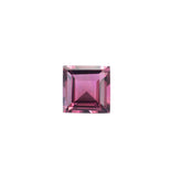 PINK TOURMALINE CUT SQUARE (DARK) 5MM 0.69 Cts.