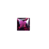 PINK TOURMALINE PRINCESS CUT SQUARE (VERY DARK/SI) 6MM 1.03 Cts.