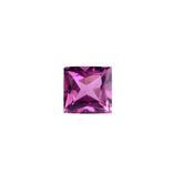 PINK TOURMALINE PRINCESS CUT SQUARE (DARK) 6MM 1.10 Cts.