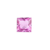 PINK TOURMALINE PRINCESS CUT SQUARE (MEDIUM/SI) 4MM 0.37 Cts.