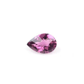 PINK TOURMALINE CHECKER CUT PEAR (DARK/SI) 6X4MM 0.38 Cts.