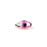PINK TOURMALINE CHECKER CUT PEAR (DARK/SI) 6X4MM 0.38 Cts.