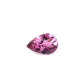 PINK TOURMALINE CHECKER CUT PEAR (DARK) 6X4MM 0.42 Cts.