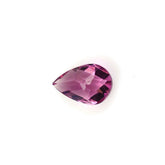 PINK TOURMALINE CHECKER CUT PEAR (DARK) 6X4MM 0.42 Cts.