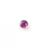 PINK TOURMALINE ROUND CAB (DARK) 3MM 0.13 Cts.