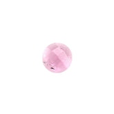 PINK TOURMALINE CHECKER CUT ROUND CAB (LITE/HI) 3.00MM 0.09 Cts.