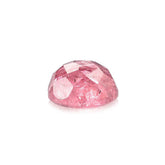 PINK TOURMALINE FOOTBALL CUT ROUND CAB (MILKY LITE) (SI-HI) 8.00MM 2.44 Cts.