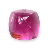 PINK TOURMALINE SUGARLOAF CUSHION CAB (MEDIUM) (TRANSPARENT) 10X10MM 5.05 Cts.