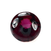 PINK TOURMALINE BUFFTOP DIAMOND CUT BACK ROUND (DARK/SI) 11.00MM 4.68 Cts.