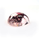 PINK TOURMALINE CUT ROUND PLAIN CAB (LITE/HI) 12.00X12.00 MM 7.00 Cts.