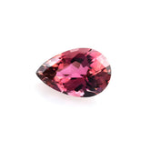 PINK TOURMALINE CHECKER CUT PEAR (MEDIUM)(CLEAN) 9.00X6.00 MM 1.38 Cts.