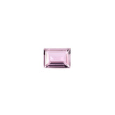 PINK TOURMALINE CUT BAGUETTE (VERY LITE)(CLEAN) 8.00X6.00 MM 1.43 Cts.