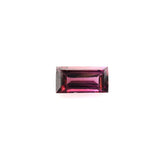 PINK TOURMALINE CUT BAGUETTE (DARK)(SI) 6.00X3.00 MM 0.30 Cts.
