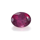 PINK TOURMALINE (VERY MILKY)(HI) WITH CRACKS CUT OVAL 9.00X7.00 MM 1.81 Cts.