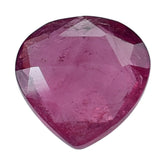 PINK TOURMALINE ROSE CUT BRIOLETTE HEART 5MM 0.43 Cts.