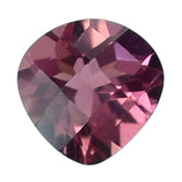 PINK TOURMALINE CHECKER HEART 4MM 0.22 Cts.