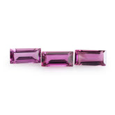 PINK TOURMALINE CUT BAGUETTES 5X2.50MM 0.22 Cts.