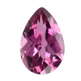 PINK TOURMALINE CHECKER CUT PEAR 6X4MM 0.38 Cts.