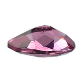 PINK TOURMALINE CHECKER CUT PEAR 6X4MM 0.38 Cts.
