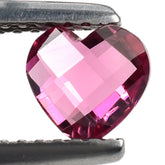 PINK TOURMALINE BRIOLETTE HEART 6.00MM 0.75 Cts.