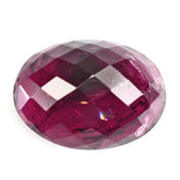 PINK TOURMALINE CHECKER OVAL CAB 18.20X13.20MM 16.05 Cts.