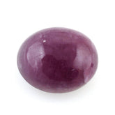 PINK TOURMALINE OVAL CAB WITH FROSTED DOMED BOTTOM (MILKY) 10X8MM 4.18 Cts.