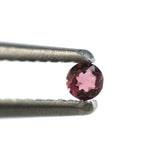 PINK TOURMALINE CUT ROUND (DARK/SI) 1.80MM 0.03 Cts.