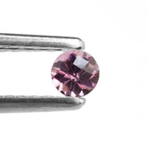 PINK TOURMALINE CHECKER CUT ROUND (LITE) 3.50MM 0.18 Cts.