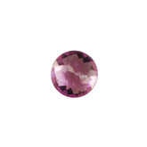 PINK TOURMALINE CHECKER CUT ROUND (LITE) 4MM 0.25 Cts.