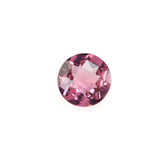 PINK TOURMALINE CHECKER CUT ROUND 4.50MM (MEDIUM/HI) 0.34 Cts.