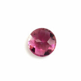 PINK TOURMALINE CHECKER CUT ROUND 5MM (DARK) 0.52 Cts.