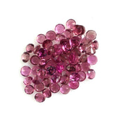 PINK TOURMALINE CUT ROUND 1MM (DARK) 0.01 Cts.