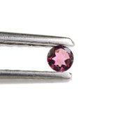 PINK TOURMALINE CUT ROUND 2.70MM (DARK) 0.09 Cts.
