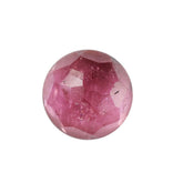 PINK TOURMALINE FOOTBALL CUT ROUND CAB 8MM (LITE/HI) 2.40 Cts.