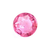 PINK TOURMALINE FOOTBALL CUT ROUND CAB 8MM (LITE/HI) 2.40 Cts.