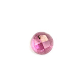 PINK TOURMALINE ROSE CUT ROUND CAB 3MM (LITE/HI) 0.14 Cts.