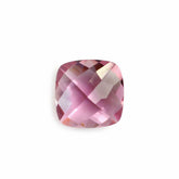 PINK TOURMALINE CHECKER CUT CUSHION (LITE/HI) 5MM 0.48 Cts.