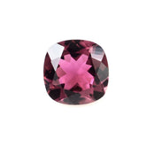 PINK TOURMALINE CUT CUSHION (VERY DARK) 6MM 0.84 Cts.