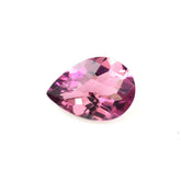 PINK TOURMALINE CHECKER CUT PEAR (DARK) 7X5MM 0.67 Cts.