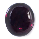 RUBELLITE OVAL CAB (VERY DARK/HI) 17.50X15MM 23.95 Cts.