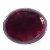 RUBELLITE OVAL CAB (VERY DARK/HI) 22X18MM 24.50 Cts.