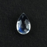 RAINBOW MOONSTONE PLAIN LENTIL PEAR (CLEAN TO SI) 8X5MM 1.01 Cts.
