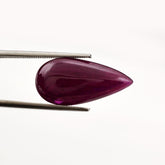 RUBY PEAR CAB 20X10MM 9.64 Cts.