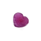 RUBY ROSE CUT HEART CAB 11MM 5.81 Cts.