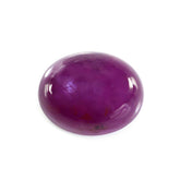 RUBY OVAL CAB 10X8MM (RED/OPAQUE) 3.75 Cts.