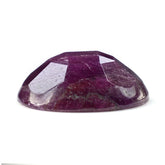 RUBY STEP CUT OVAL CAB 14.50X12.50MM 9.56 Cts.
