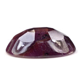 RUBY STEP CUT OVAL CAB 14.50X17MM 15.22 Cts.