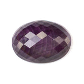 RUBY CHECKER CUT OVAL CAB 18X13MM 15.71 Cts.