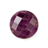 RUBY CHECKER CUT BRIOLETTE ROUND 10MM 4.85 Cts.